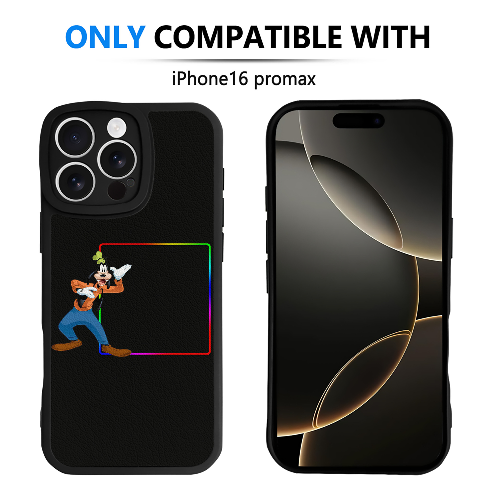 （画像用） ミッキーマウス Mickey Mouse 【iPhone 16シリーズ対応】シリコンスマホケース（レザー調） 材質：シリコン